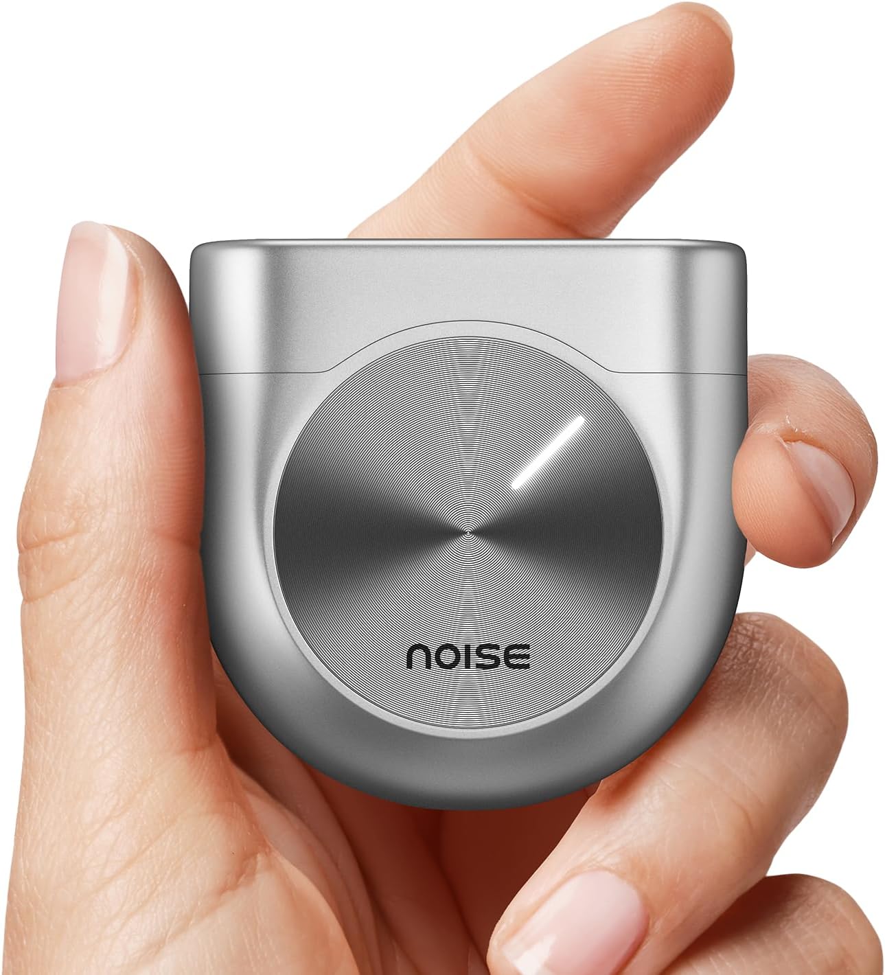 Noise Master Buds, Sound by Bose in-Ear Bluetooth Earbuds, Up to 49dB Adaptive ANC, LHDC 5.0, Immersive Spatial Audio, 44H Playtime with 6 mic ENC, Dual Pairing, IPX5 Ear Buds TWS (Silver)