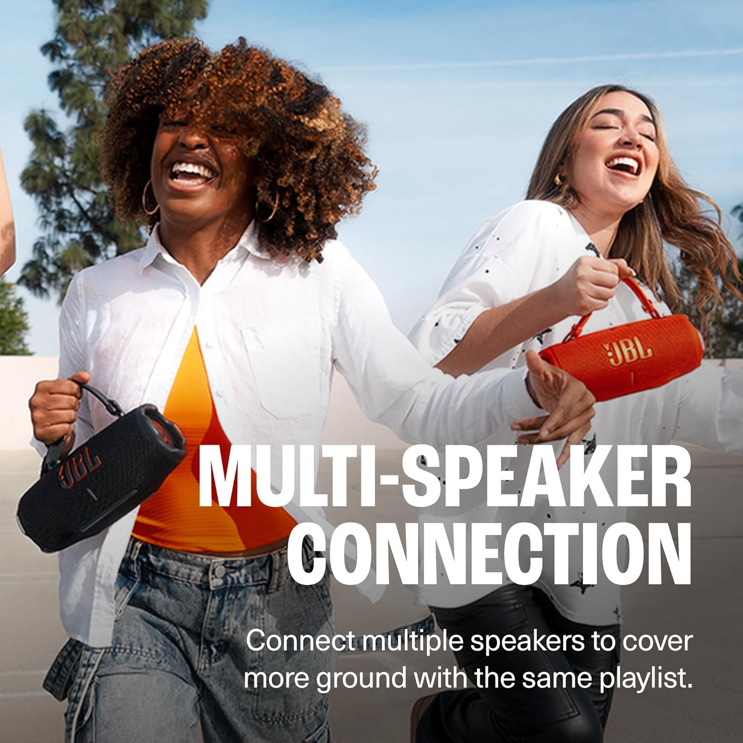 JBL Charge 6 (Black) + Bundle with USB-C Braided Cable
