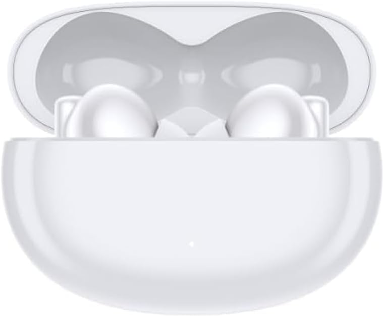 HONOR Wing Cloud X5 Pro Earbuds 40 hours battery Life active noise cancellation- White