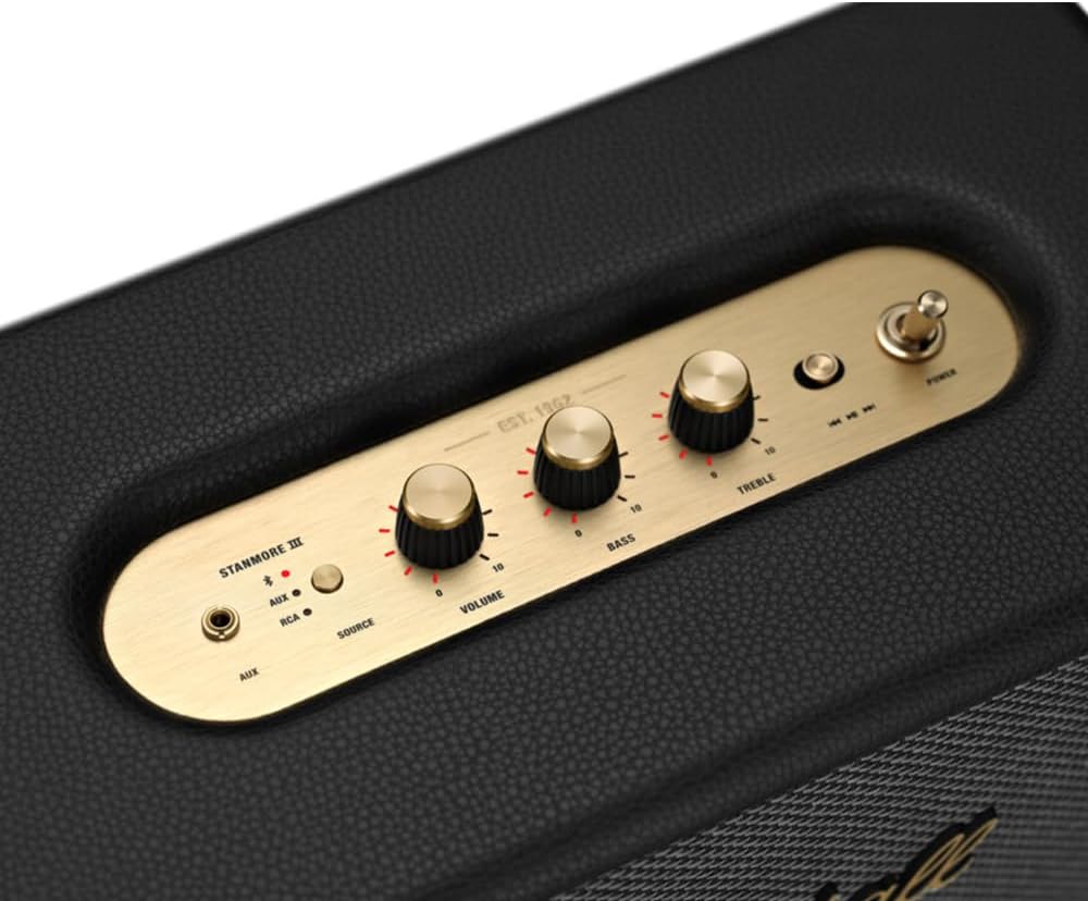 Marshall Stanmore III 50W Premium Home Wireless Speaker, Black, One Size