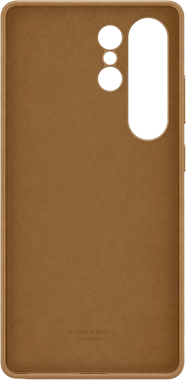 SAMSUNG Galaxy S25 Ultra Kindsuit Phone Case, Protective Cover, Stylish Design, Durable, Soft Inner Lining, US Version, EF-VS938PFEGUS, Camel