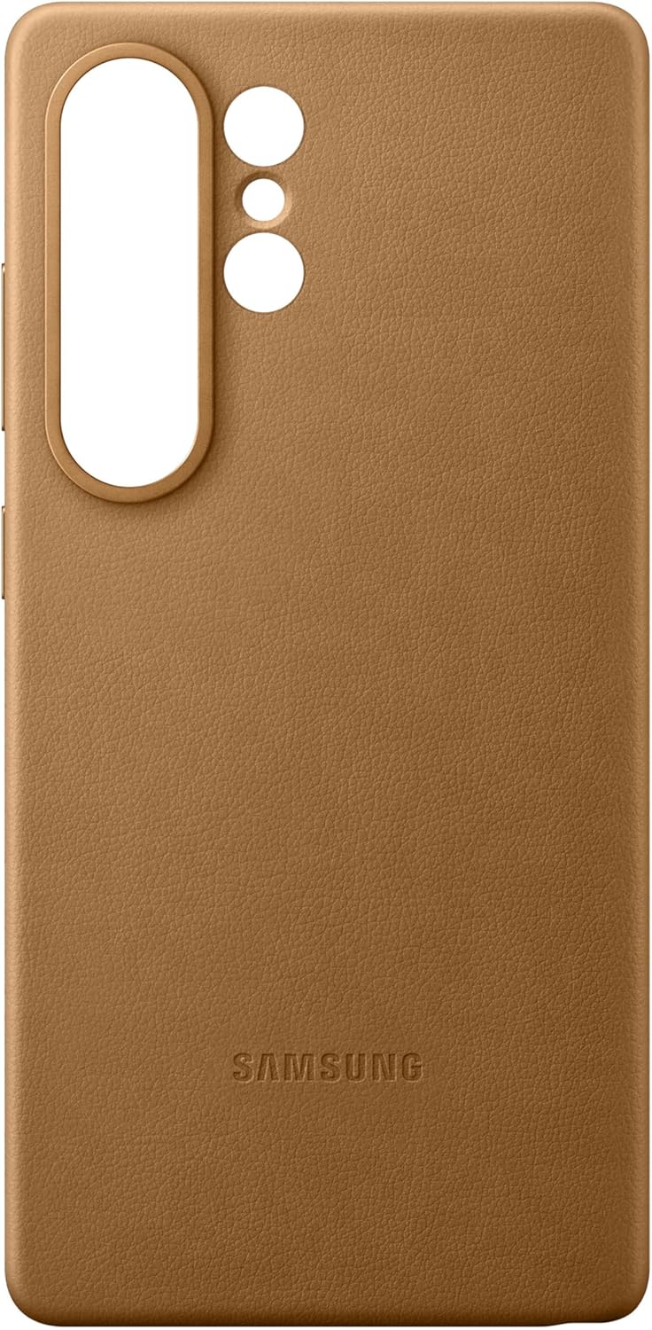 SAMSUNG Galaxy S25 Ultra Kindsuit Phone Case, Protective Cover, Stylish Design, Durable, Soft Inner Lining, US Version, EF-VS938PFEGUS, Camel
