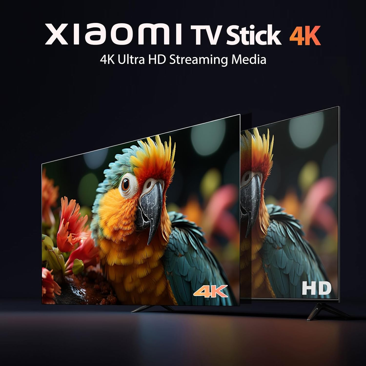 Xiaomi Mi TV Stick 4K, Mi Streaming Android TV Stick, Built-in Chromecast, IR Bluetooth Remote Control Compatible with Google Vocal Assistant, Supports Dolby Atmos, Dolby Vision and DST HD, Black