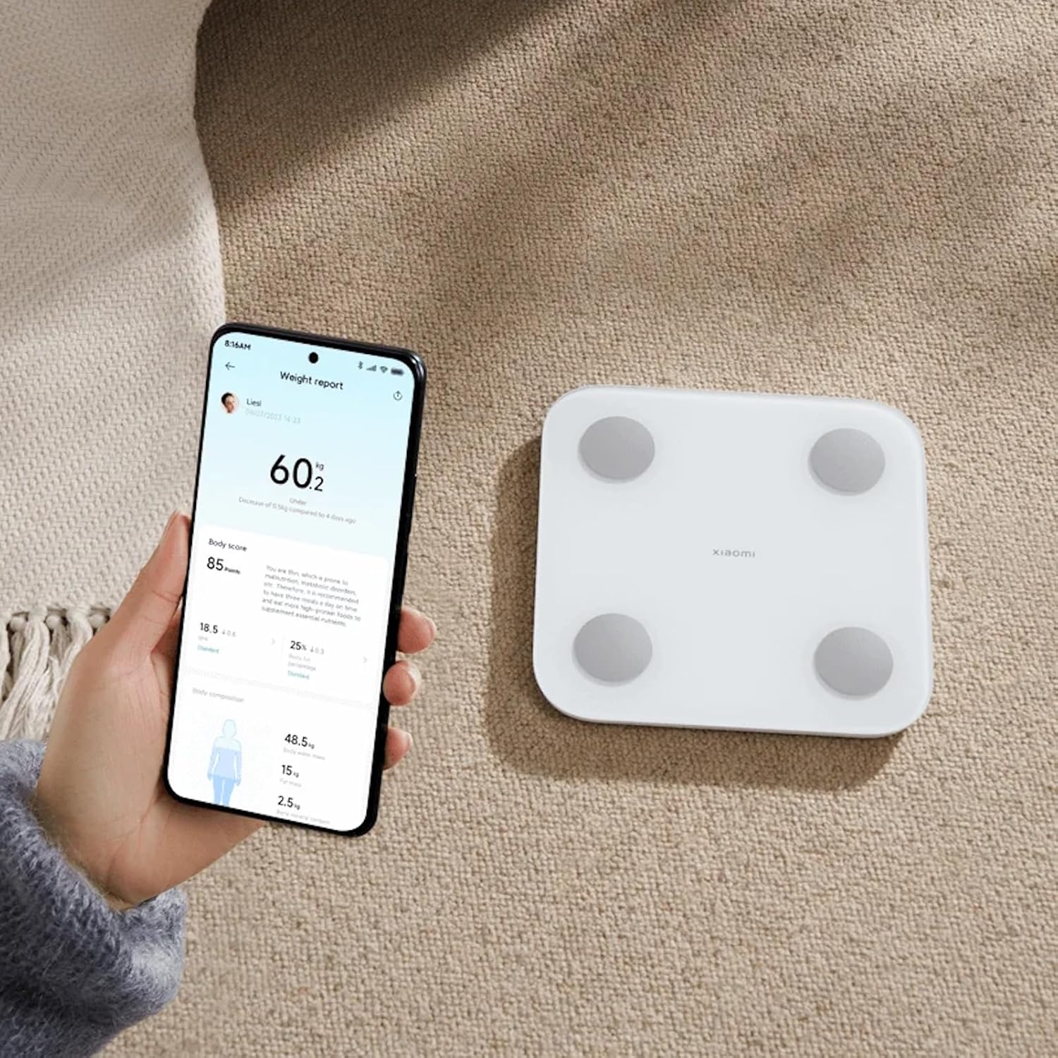 Xiaomi Body Fat Scale S400 white