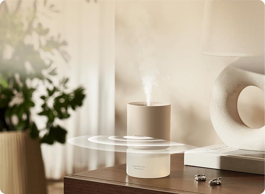 Xiaomi Smart Scent Diffuser - Aromatherapy Essential Oil Diffuser, WiFi/App Control, 4 Mist Modes, Timer, Ultra-Quiet, Bedroom/Office(Scent Diffuser Refill not included, sold seperately)
