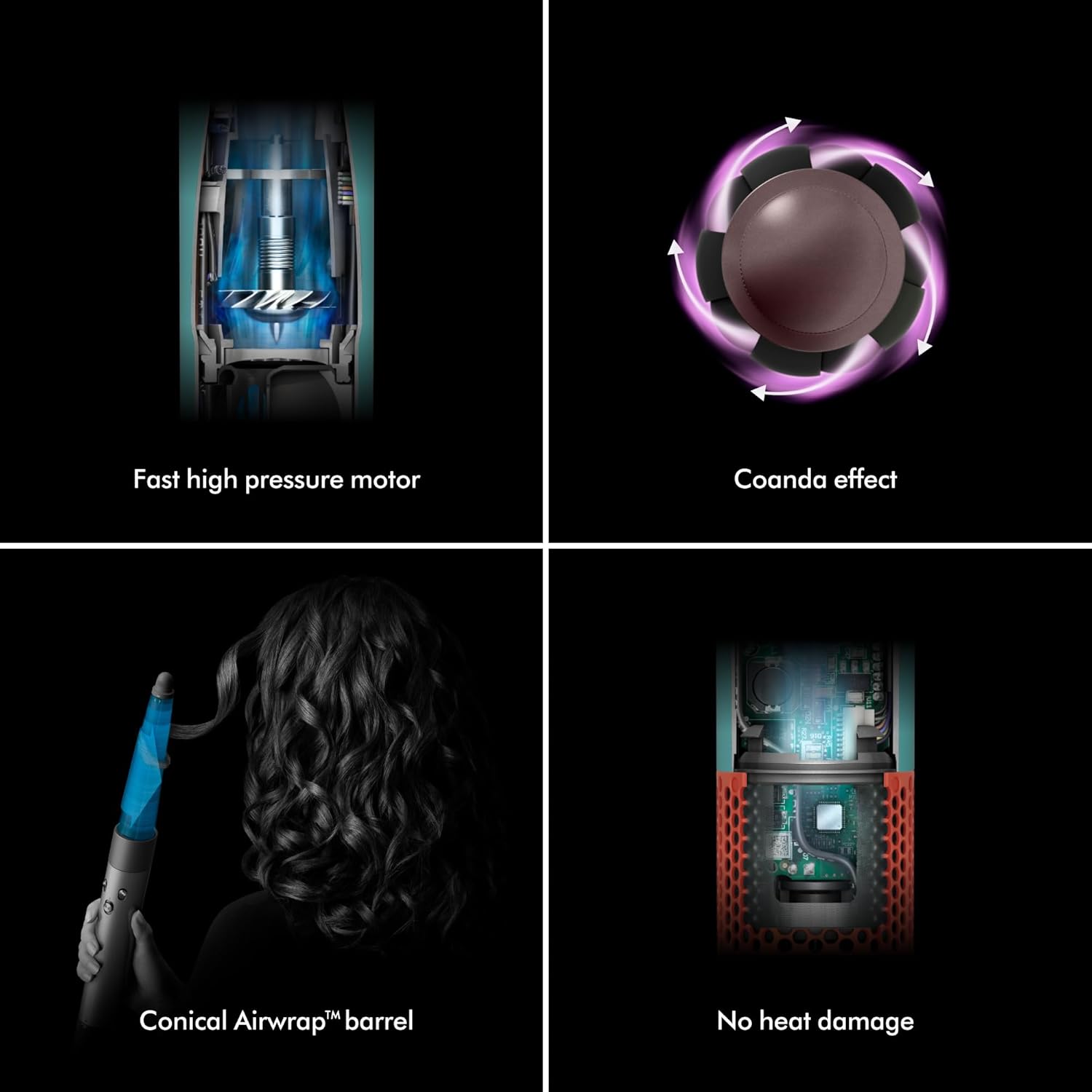 Dyson Airwrap i.d. Multi-Styler and Dryer Straight+Wavy in Amber Silk