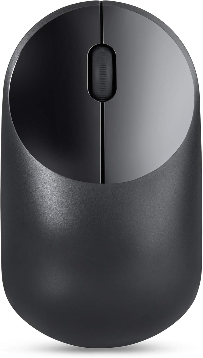 Mi Portable Wireless Mouse with Ergonomic Design, Long Battery Backup, 1200 DPI High Resolution and Ultra Lightweight (Black)