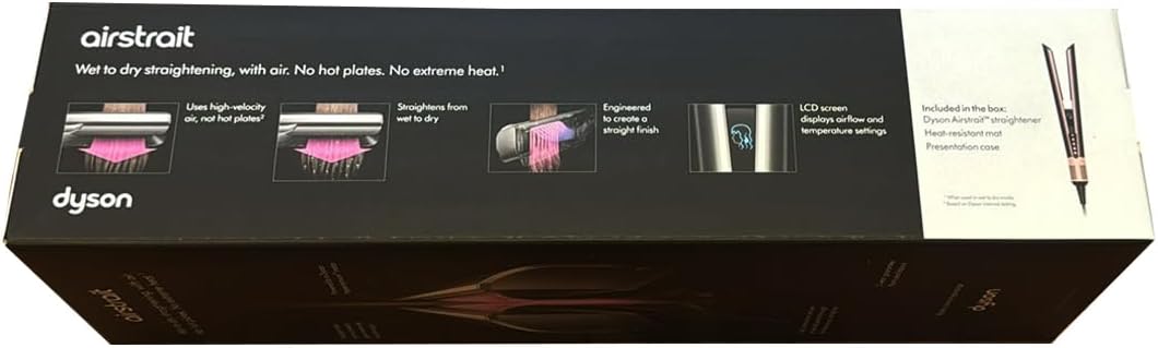 Dyson Airstrait Straightener HT01 Wet to Dry Hair Straightening 1600W (Jasper Plum) - International Version