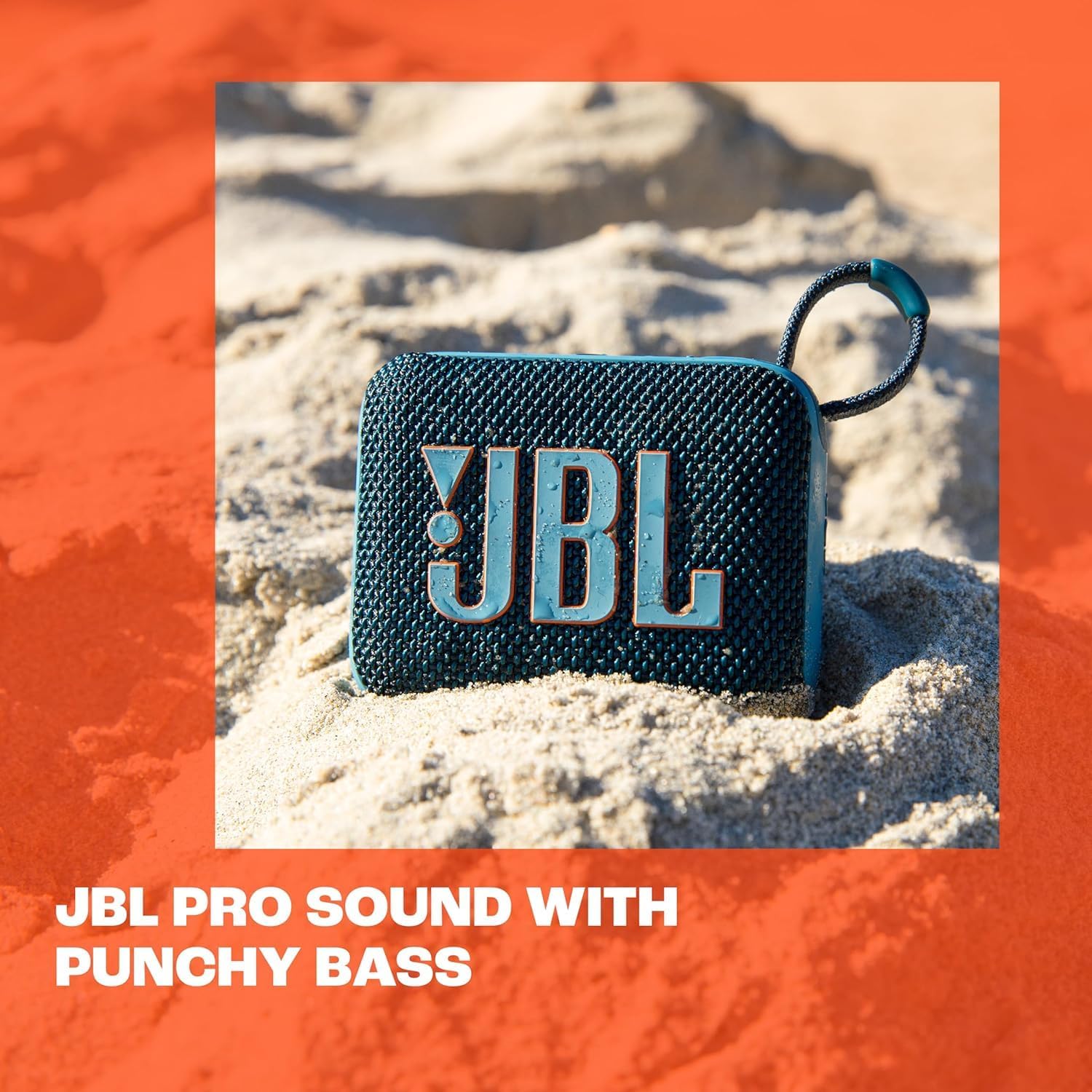 DOOMAX J.B.L Go 4 - Ultra-Portable, Waterproof and Dustproof Bluetooth Speaker, Big Pro Sound with Punchy bass, 7-Hour Built-in Battery, Made in Part with Recycled Materials (Purple) Original