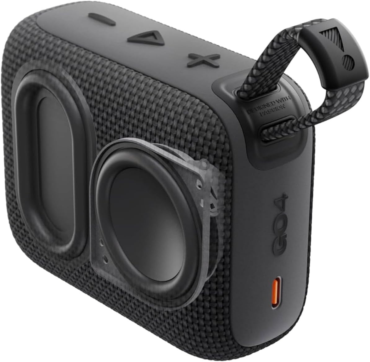 DOOMAX J.B.L Go 4 - Ultra-Portable, Waterproof and Dustproof Bluetooth Speaker, Big Pro Sound with Punchy bass, 7-Hour Built-in Battery, Made in Part with Recycled Materials (Purple) Original