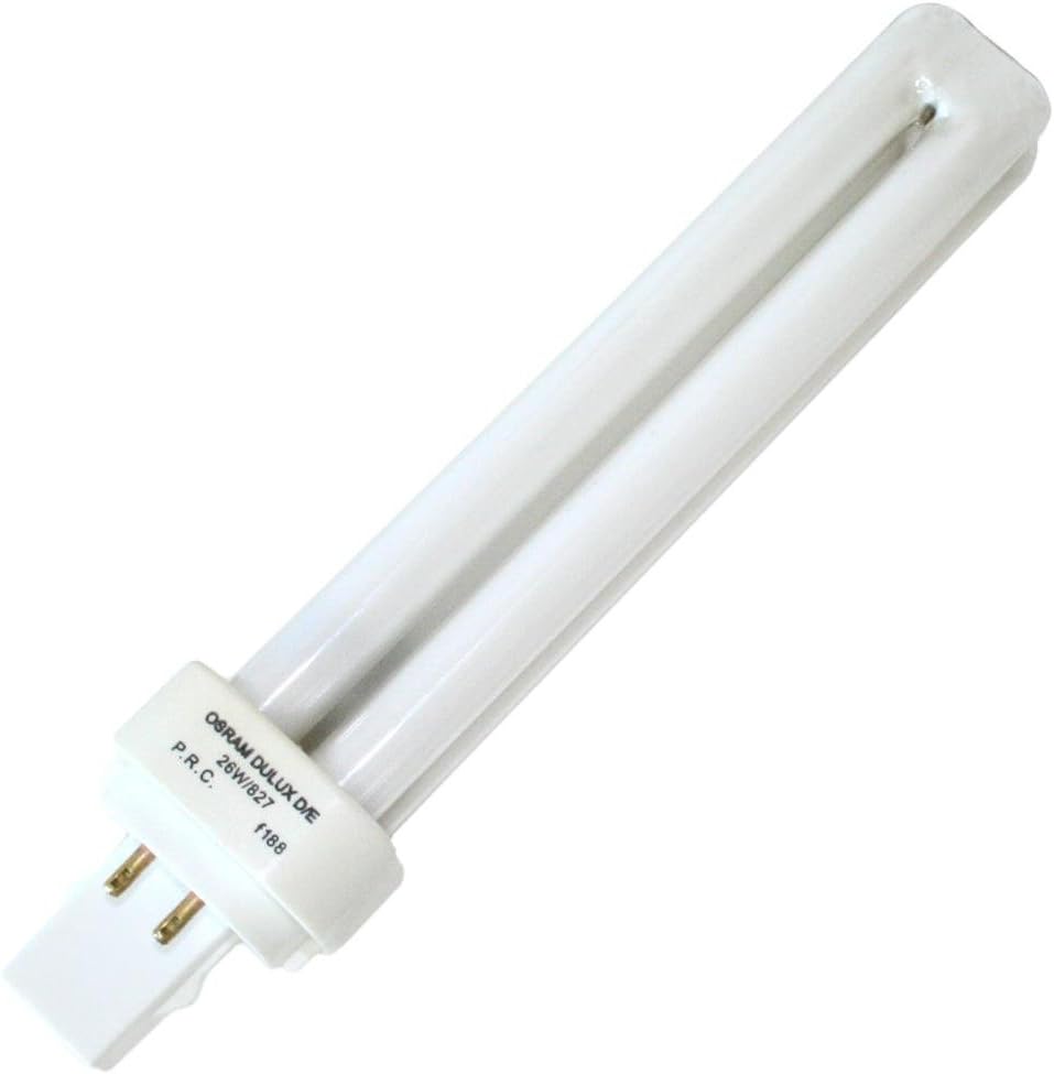 OsRAM Duluxd/E Energy Saver [Quicktronic Ecg] Cflni, 2 Tubes (26W) 4 Pin - Plug In Base- G24Q-3, 1800 Lm - Lumilux -Warm White/Energy Class A