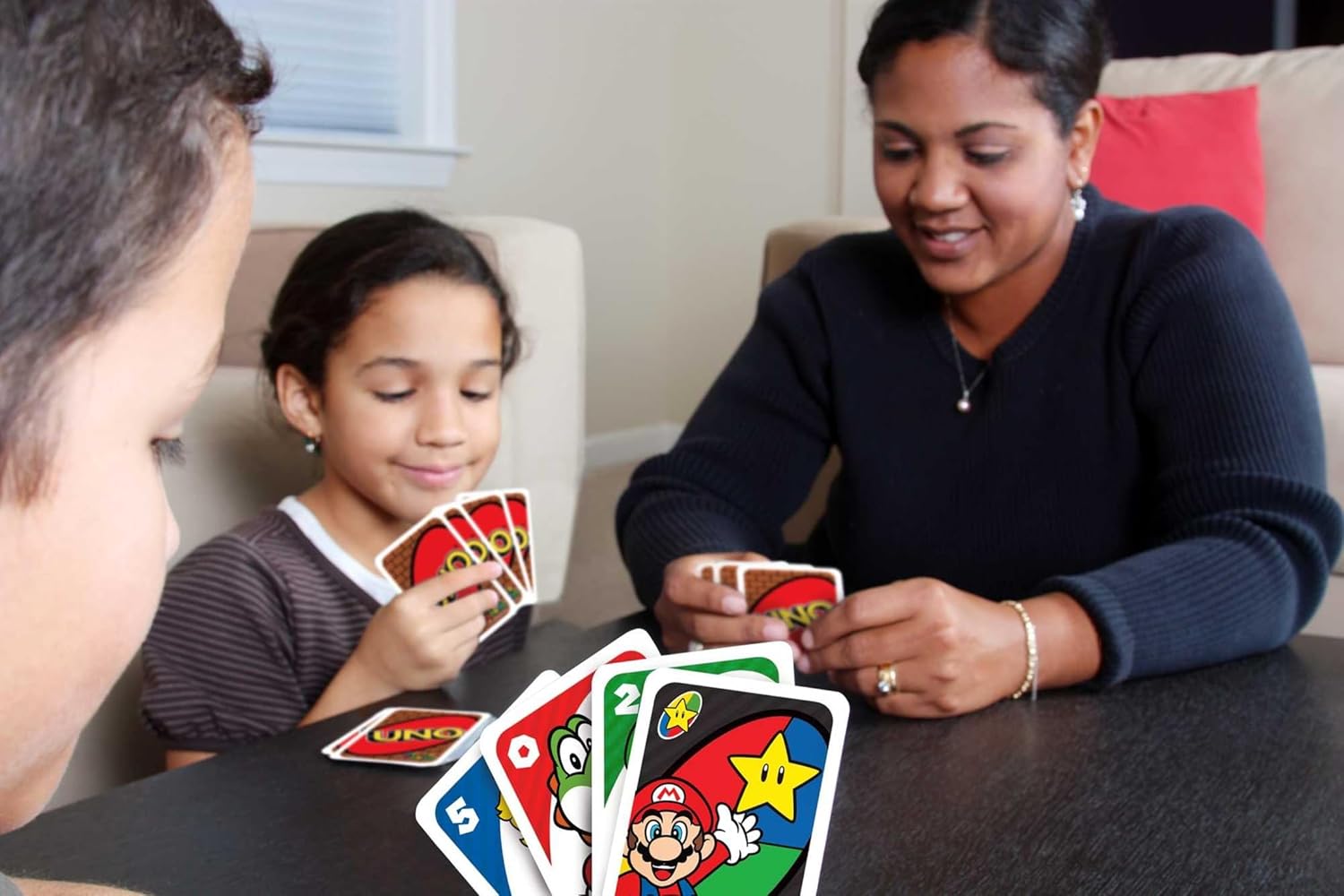UNO Super Mario Card Game Animated Character Themed Collector Deck 112 Cards with Character Images, Gift for Kids Ages 7 Years Old & Up