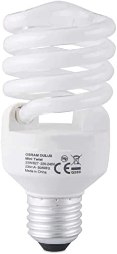 Osram Dulux star Mini Twist Compact Fluorescent Light 23w Warm, Pack Of 4 - White