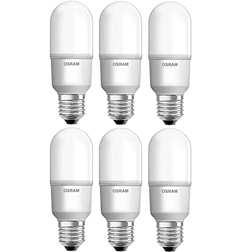 Osram Led Bulb Pack E27 Value Stick Daylight Lamp 12W 6500K - Combo Of 6