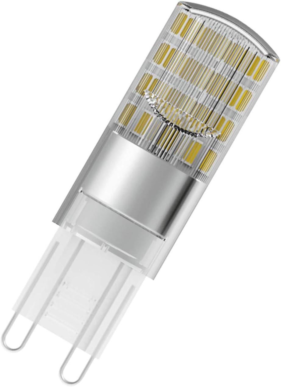Osram LED Base Pin G9 lamp, G9, 2.60 W, Replacement for 30W, Clear, Warm White, 2700 K, Pack of 5