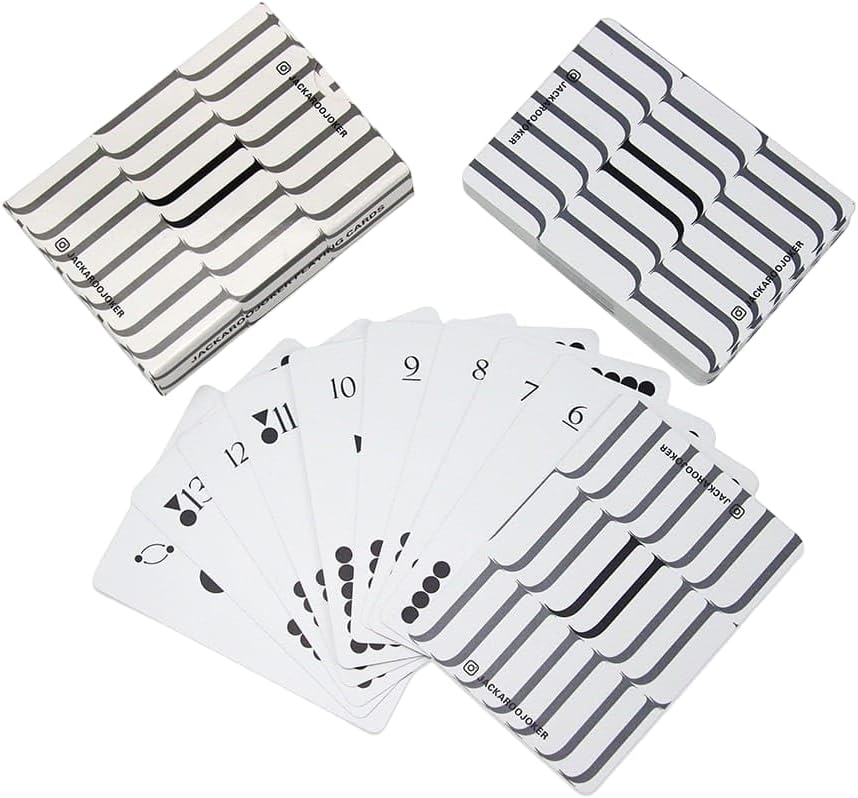 JackarooJoker Wooden Board Game Jakaroo Game for 4-6 Players Brown with Plastic Cards and Marbles