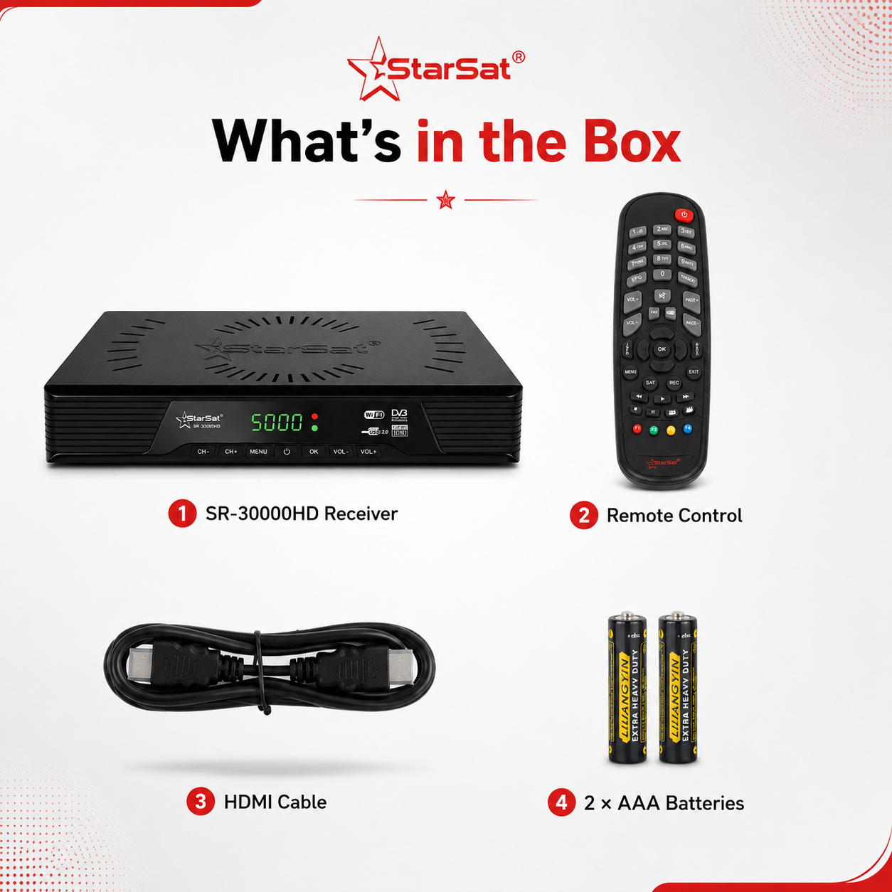 StarSat SR-30000HD Full HD Satellite Receiver