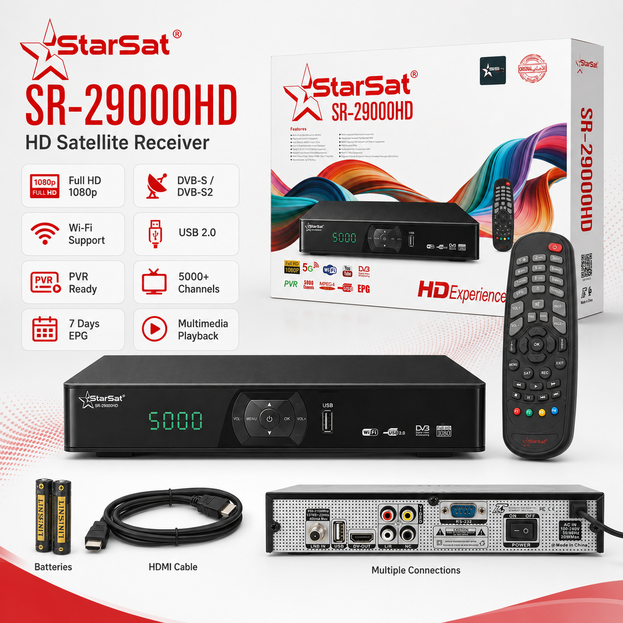 StarSat SR-29000HD Full HD Satellite Receiver