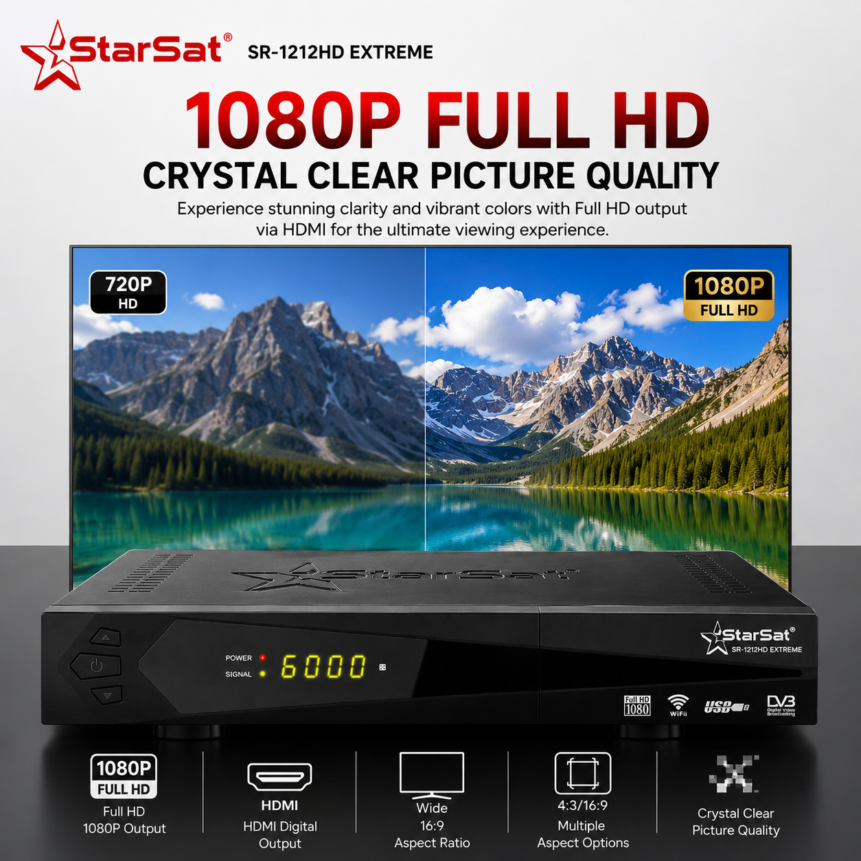 StarSat SR-1212HD Extreme Full HD Satellite Receiver
