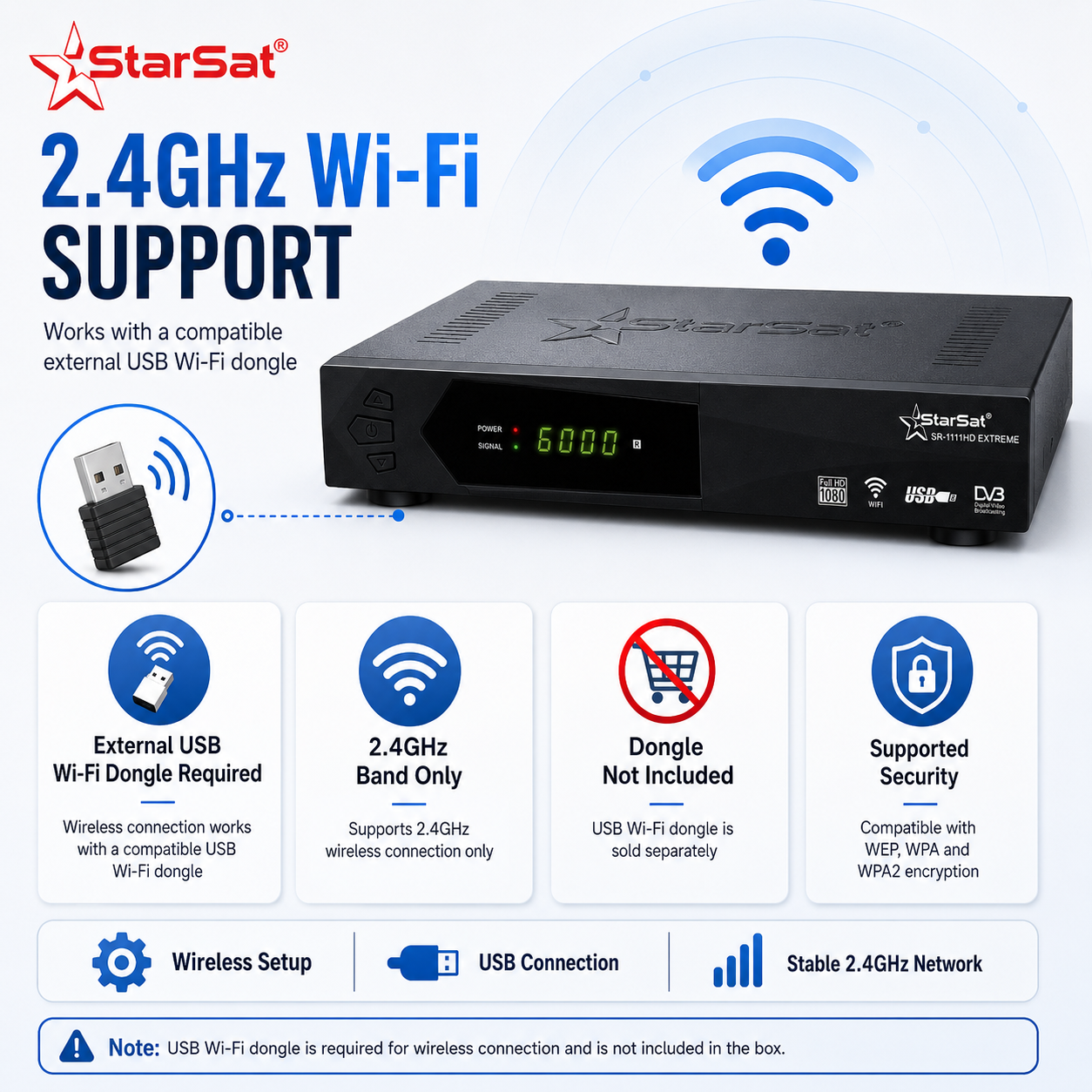 StarSat SR-1111HD Extreme Full HD Satellite Receiver