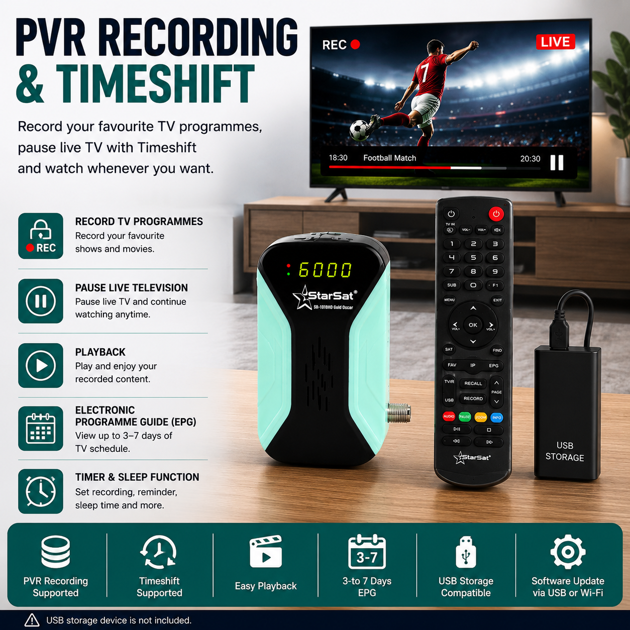StarSat SR-1010HD Gold Oscar Full HD Satellite Receiver