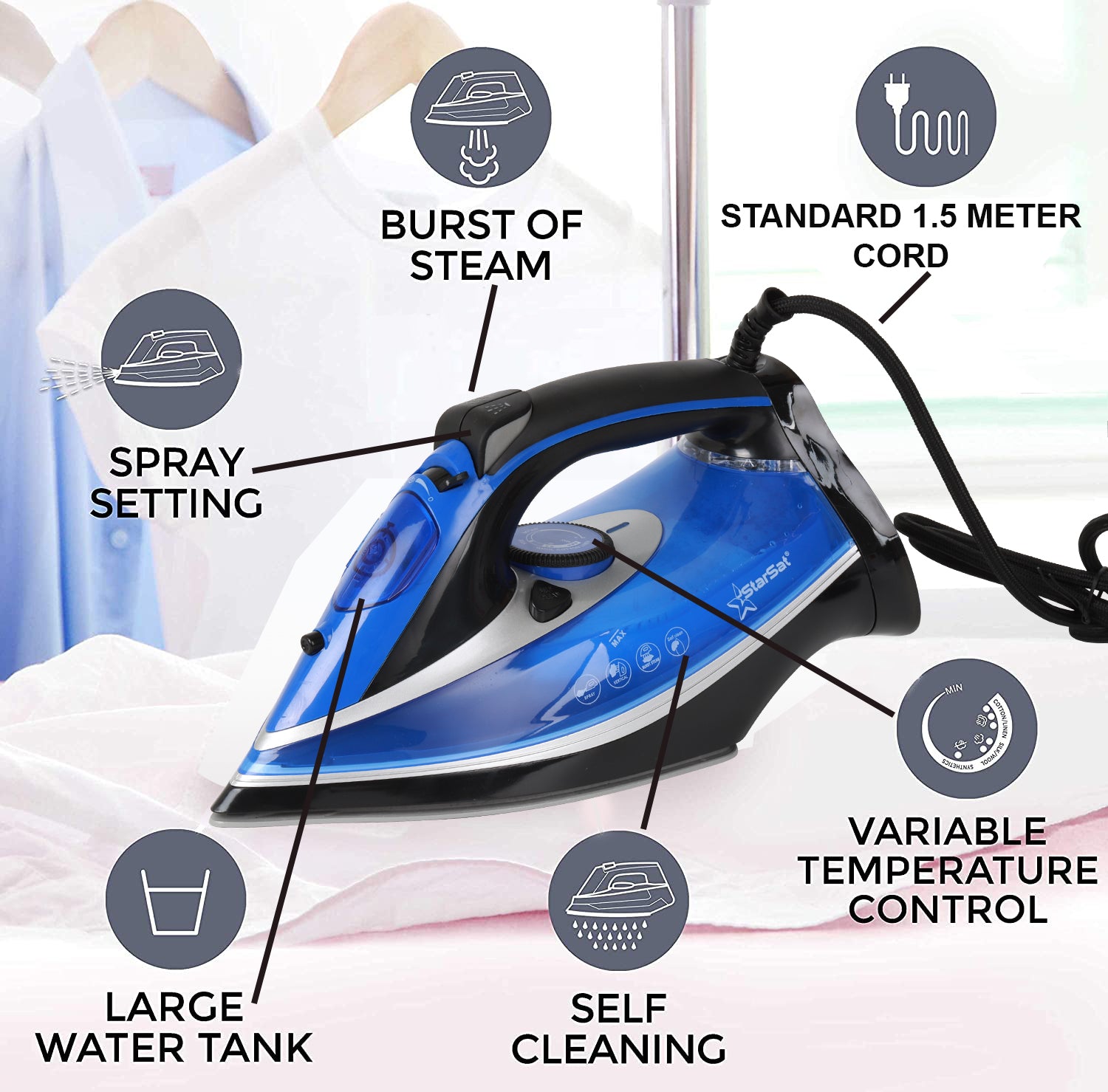 StarSat SIR-800 SteamGlide Pro Iron