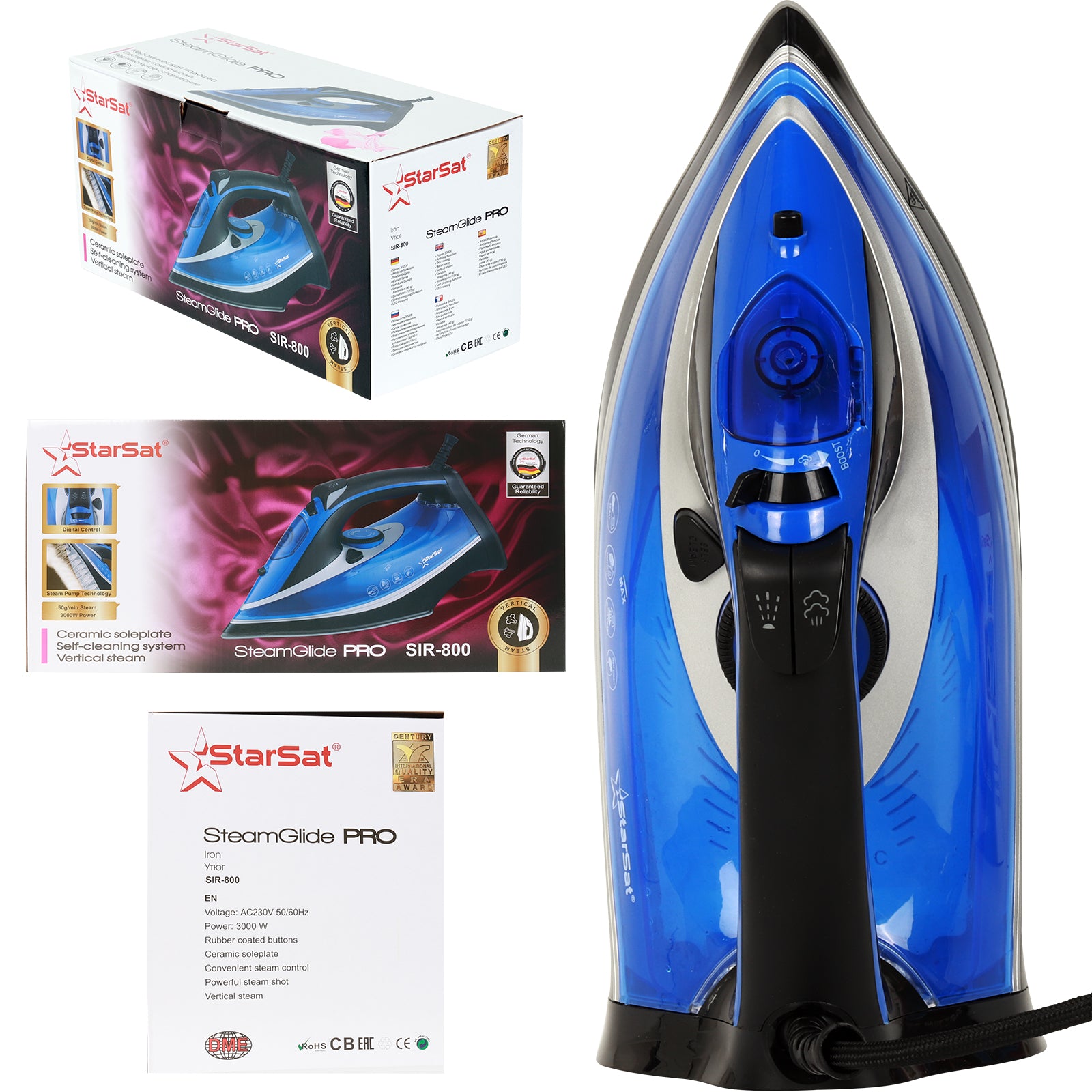 StarSat SIR-800 SteamGlide Pro Iron