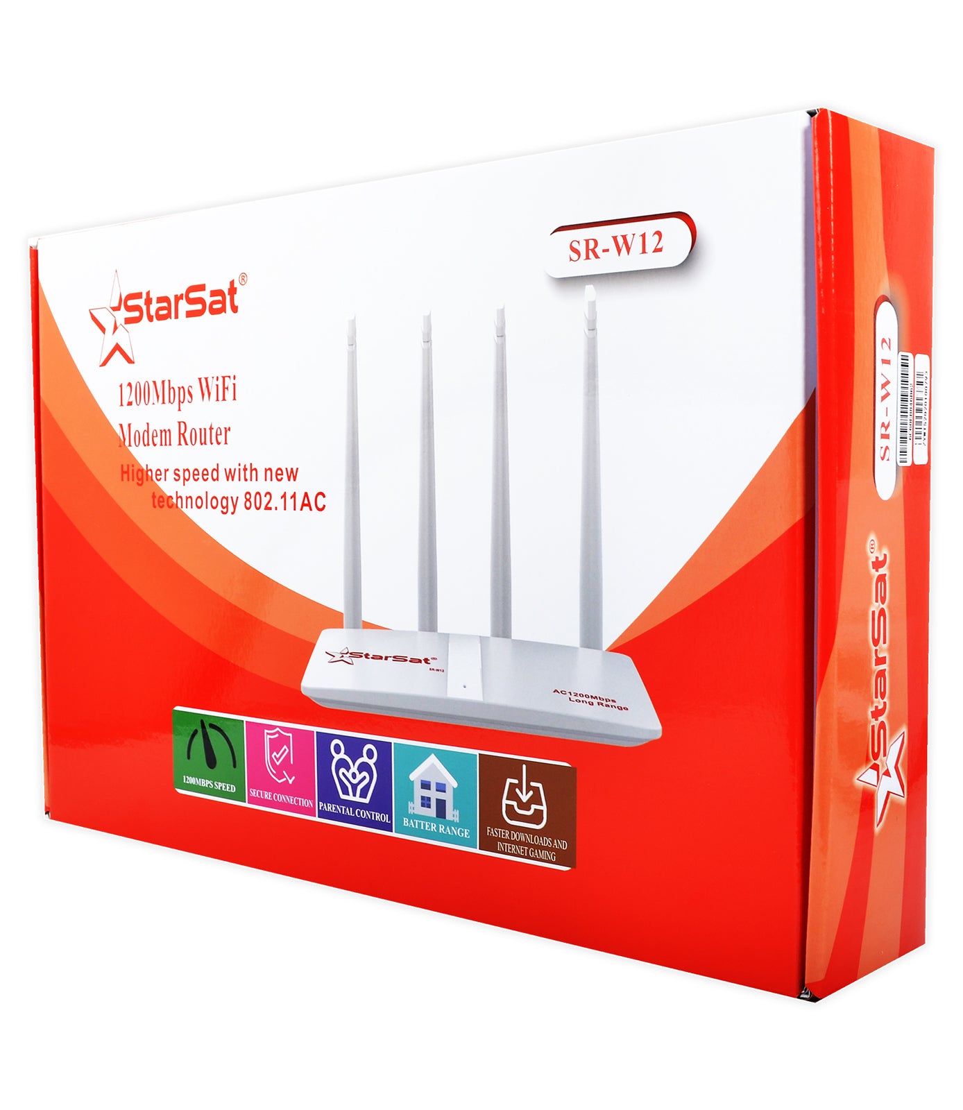 StarSat SR-W12 1200Mbps WiFi Router
