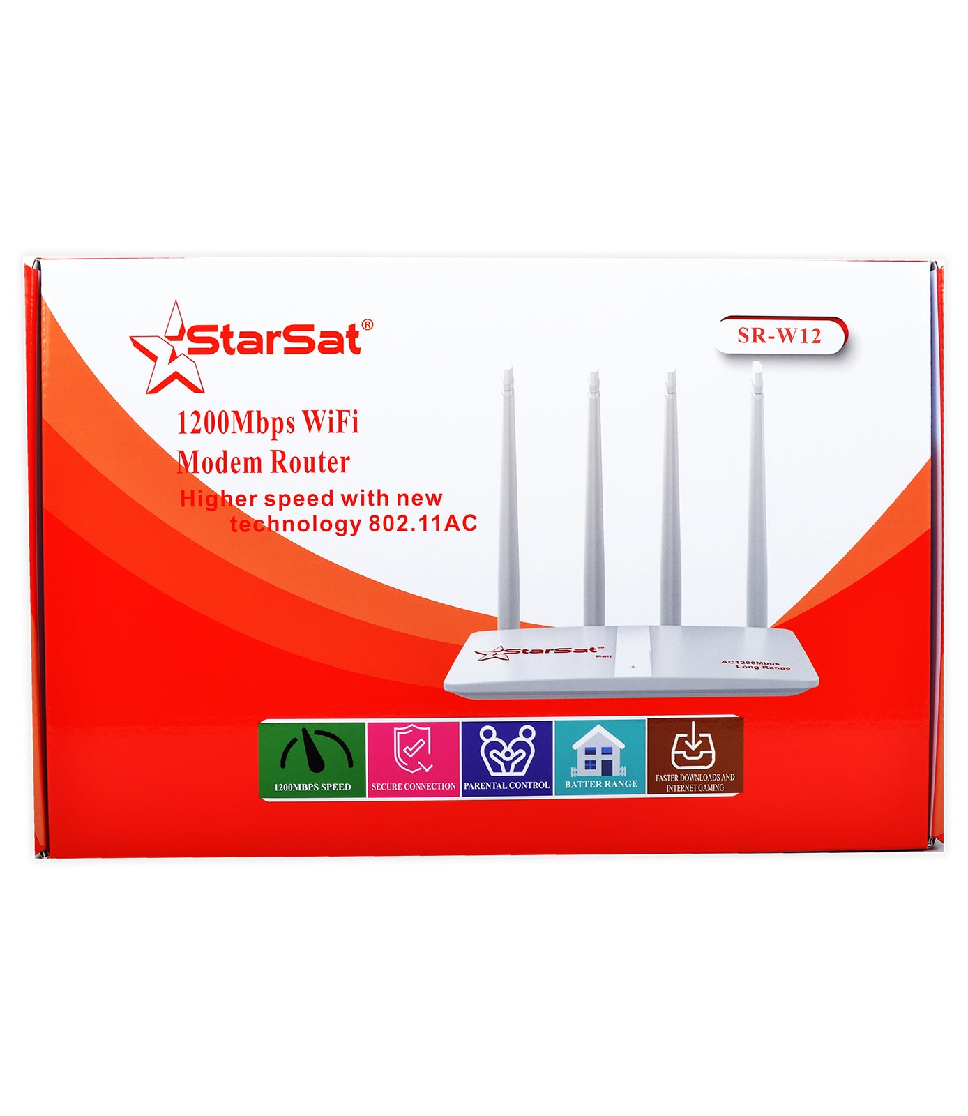 StarSat SR-W12 1200Mbps WiFi Router