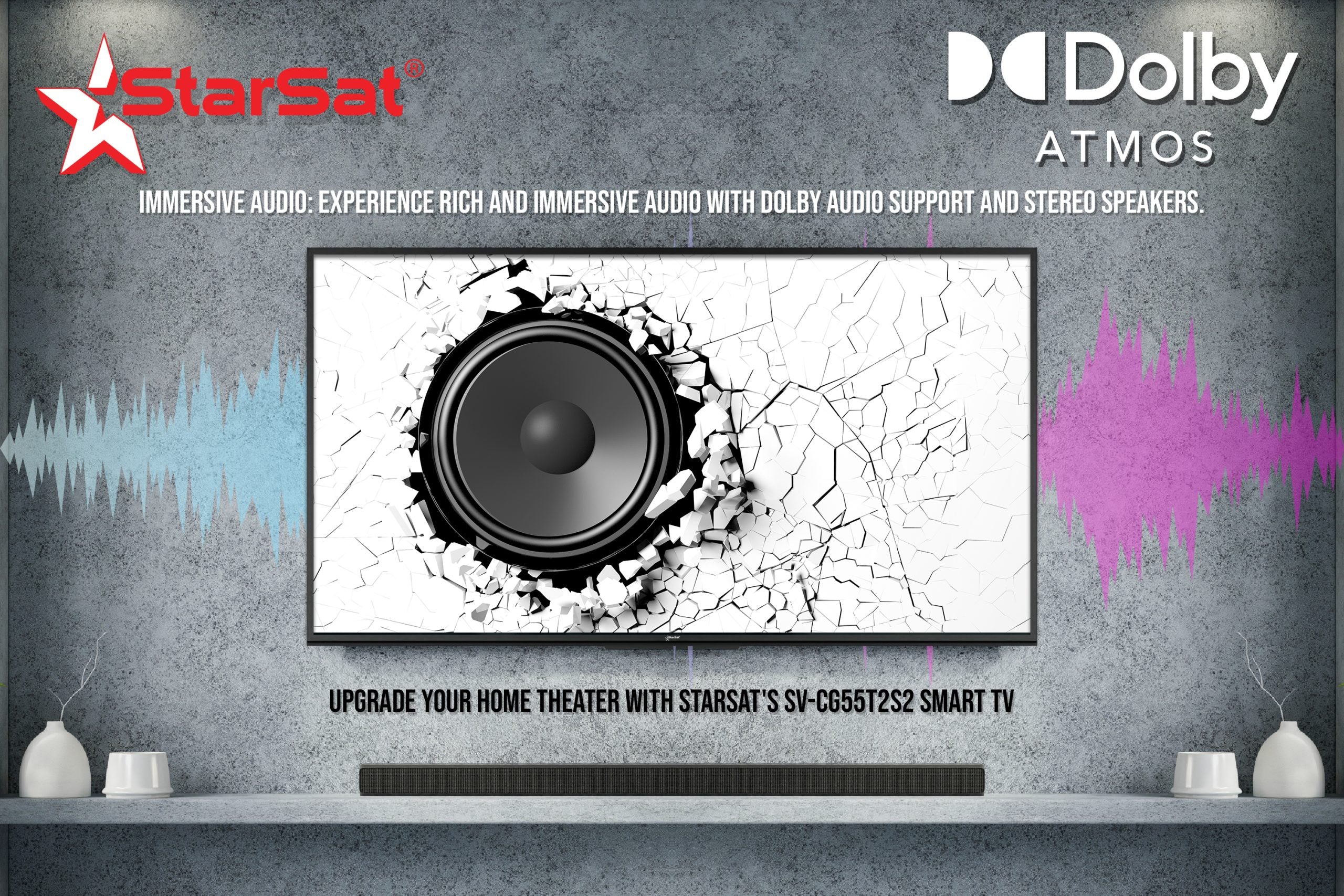 Starsat 65-inch UHD Smart TV