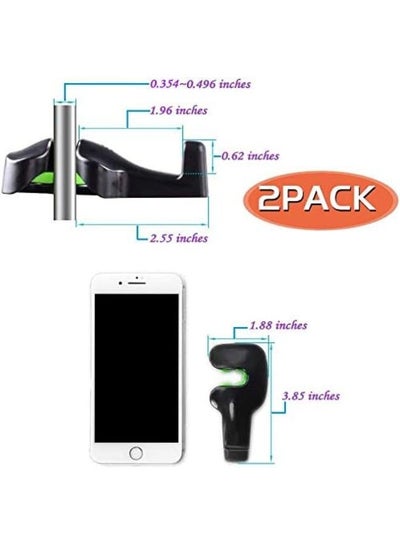 2 Pieces Car Headrest Hooks for Purse and Bag for Front and Rear Seat Headrest