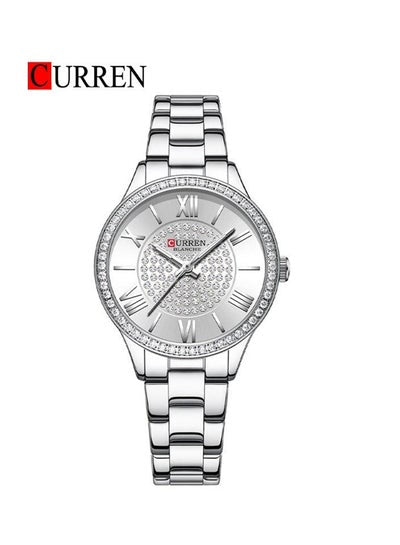 CURREN 9084 Original Brand Stainless Steel Band Wrist Watch For Women With Box
