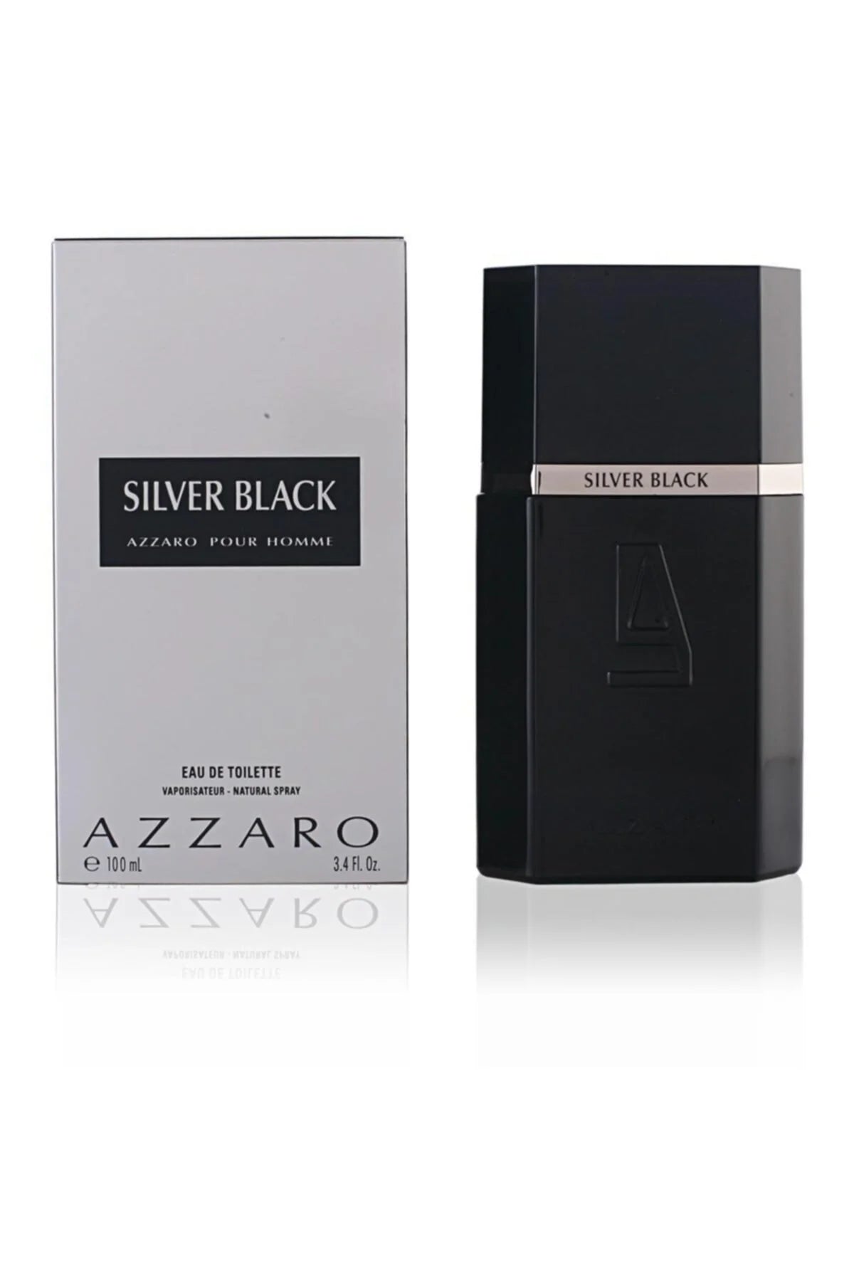 Azzaro Silver Black Eau De Toilette For Men 30Ml