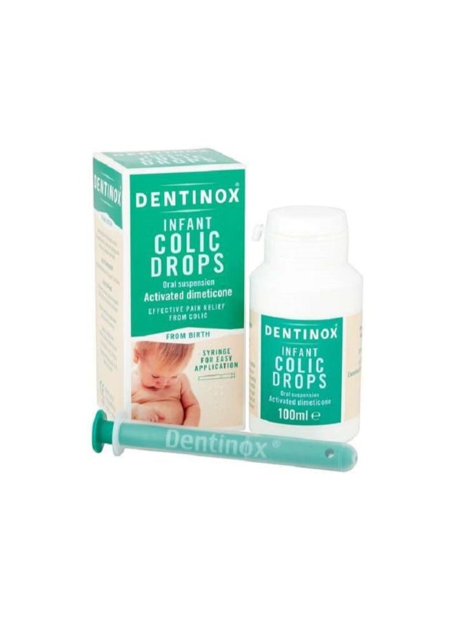 Dentinox Colic Drop With Syringe, Effective Pain Relief From Colic From Birth Onwards
