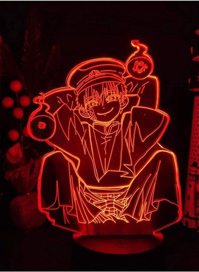 3d led night light Toilet-Bound Hanako kun 3D Led ANIME LAMP 7 Color Changing Nightlights Hanako kun Lampara For Xmas Gift