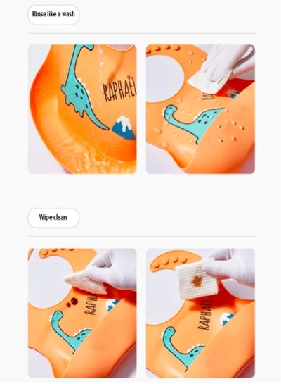 Baby Bibs Silicone Bibs Odor Resistant Feeding Bibs Soft Adjustable Waterproof, Mother And Baby Supplies Baby Bib Waterproof Children Silicone Bib