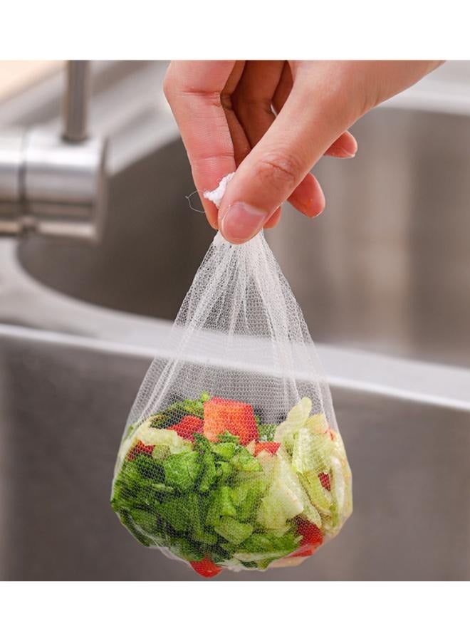 50pcs Sink Strainer Bags- Sink Net Strainer Filter Bags for Sink Drain for Collecting Kitchen Food Waste Leftover Garbage