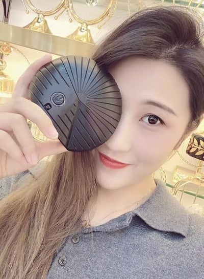 مبخرة كهربائية محمولة صغيرة قابلة لإعادة الشحن عبر USB من شل باللون الأسود