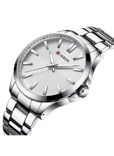 Men's 8322 Sports Analog Quartz Wrist Watch (Silver)