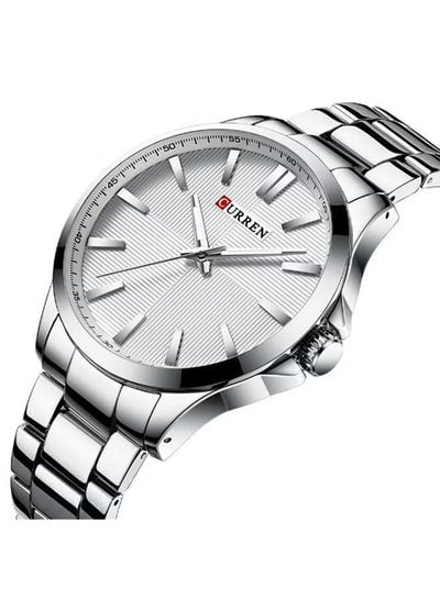 Men's 8322 Sports Analog Quartz Wrist Watch (Silver)