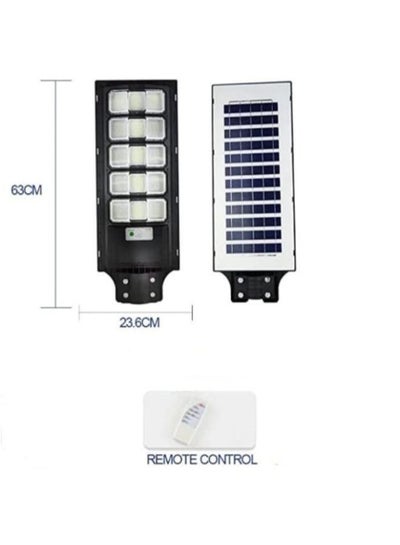 1800W Solar Street Lights Outdoor Dusk to Dawn Flood Lights with Remote Control