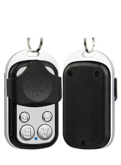 Remote Control Keys Electric Gate Fob 2pcs Universal Gate Remote Control Fob 433mhz Cloning Wireless Remote Control Key for Garage Door Gate