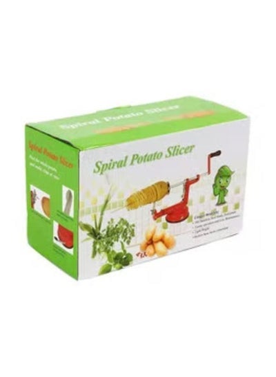 Potato Slicer And Potato Cutter Red Color Spiral Potato Slicer Red/Sliver