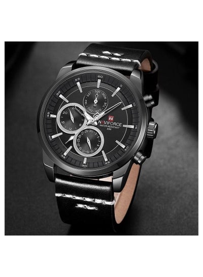 NAVIFORCE NF9148 Leather Analog Wrist Watch