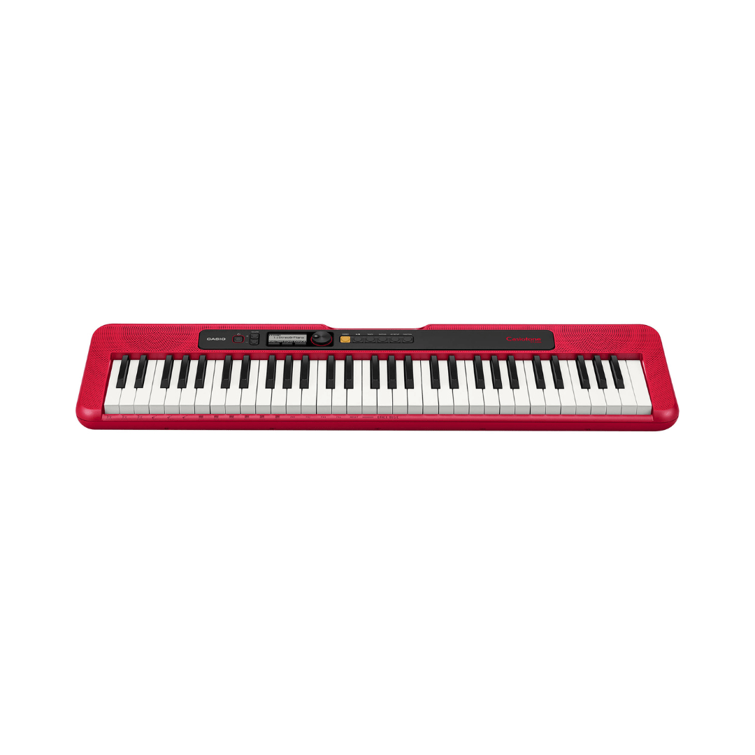 لوحة مفاتيح محمولة Casio CT-S200 مكونة من 61 مفتاحًا (أحمر)