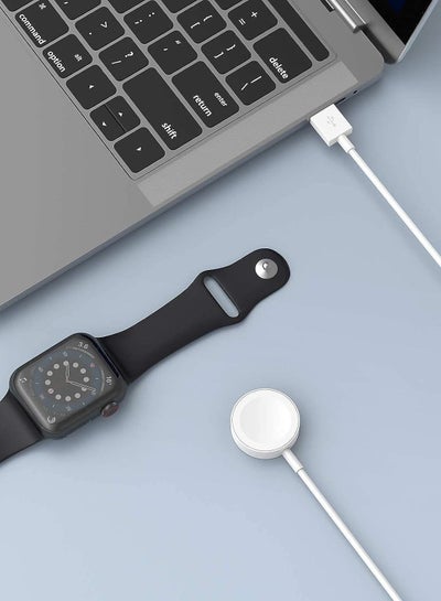Usb Wireless Magnetic Charging Cable For Apple Smart Watch - White