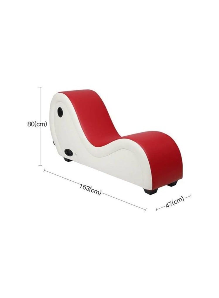 Modern Style Love Sofa Chair Furniture Adult Hotel Stretch Chaise Curved Yoga Lounge Love Sofa