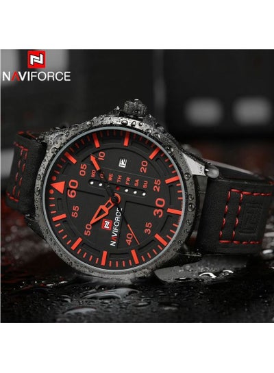 NAVIFORCE 9074 BYBN Quartz men Watches Original Genuine Leather Wristwatch OEM ODM Customized Date Quartz Male Clock