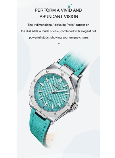 NAVIFORCE NF5026 كوارتز سوار جلدي فاخر نساء بسيط سيدة ساعة مقاوم للماء نساء ساعات أنثى ساعة Reloj Mujer