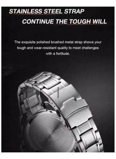 NAVIFORCE NF9201 Men Sport Military Luminous Digital Quartz Luxury 3ATM Waterproof Wrist watch